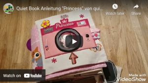 Vorschau Youtube Quiet Book Princess